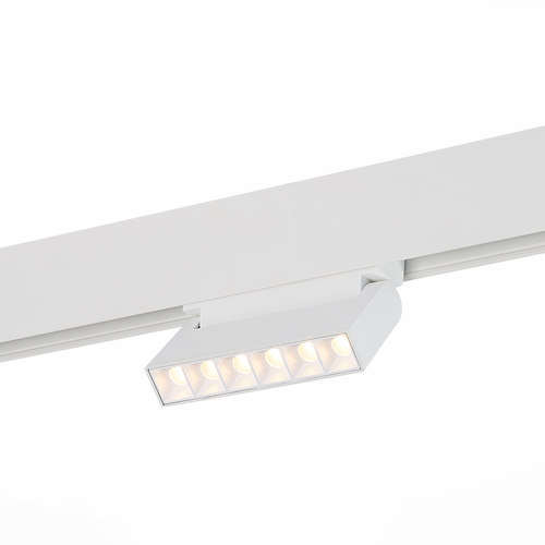 Магнитный трековый светильник белый LED 1*6W 3000K