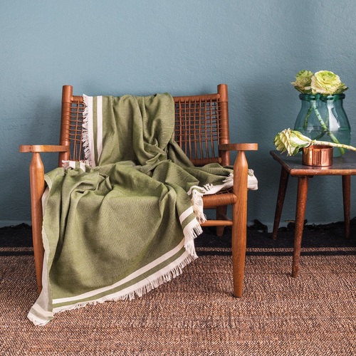 Плед Issimo , Турция, цвет Зеленый