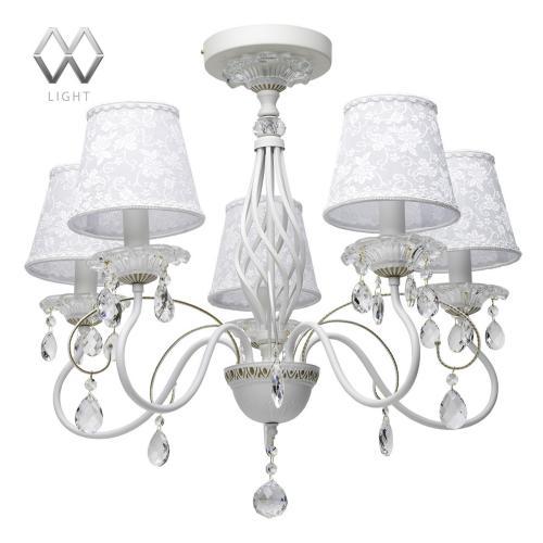 Люстра Августина (металл, хрусталь, акрил) MW Light, Германия