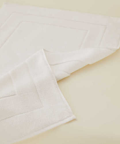 Полотенце для ног Maisonette, Турция, цвет Белый